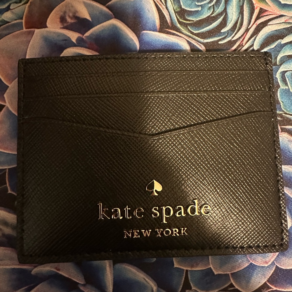 Kate Spade Slim Leather Card Holder New NWT